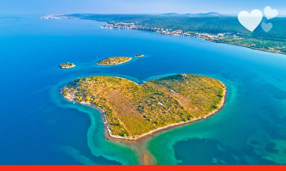 Galesnjak Island Kroatië