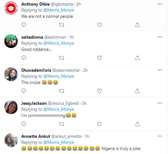 Nigerians react to trending photo of a banner erected by the PTF announcing a reception ceremony for the COVID19 vaccines