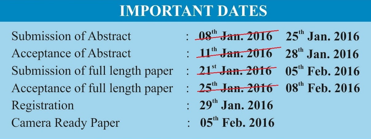 Important Dates