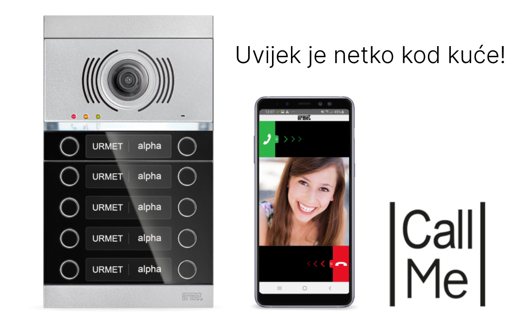 CallMe – vaš mobilni video domofon 1083/58A