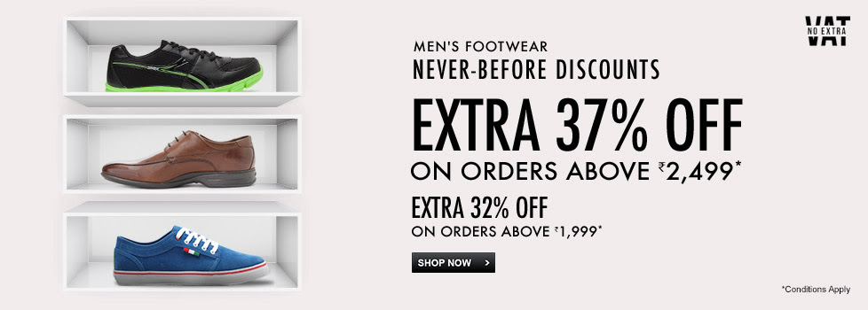 Men's Footwear - Extra 37% off