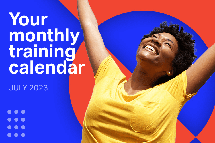 Your Monthly Training Calendar