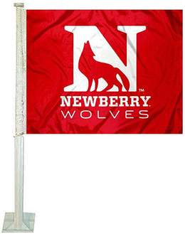 newberry wolves car flag 2