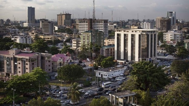 A view of buildings in the Victoria Island district of Lagos (29 October 2013) 