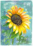 Sunflower Blues - Posted on Thursday, April 9, 2015 by Cathie Richardson
