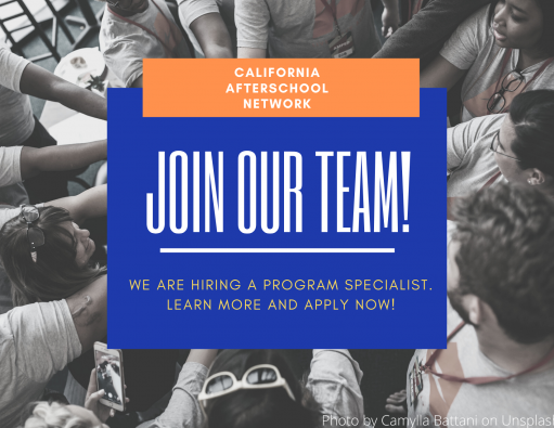Join Our Team! We are hiring a Program Specialist. Learn more and apply now!
