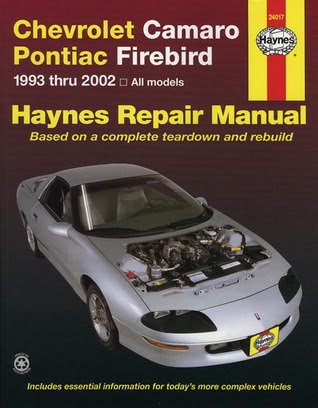 Chevrolet Camaro Pontiac Firebird 1993 thru 2002 Haynes Repair Manual: 1993 thru 2002 EPUB