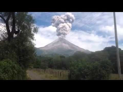 Colima Mexico Volcano, one of Earth's Tetrahedron Vertexes, Erupting  Hqdefault