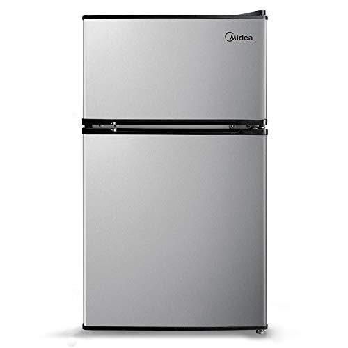 Midea 3.1 Cu. Ft. Compact Refrigerator, WHD-113FSS1 - Stainless Steel