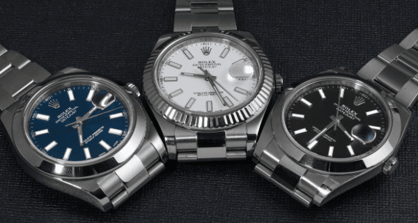 Rolex Datejust 41 Blue Dial, White Dial and Black Dial Steel Watches 