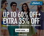 Exclusive Flipkart offer for Dimers : Additional Rs 250 off on of Rs. 2000/- or more on Fashion categories