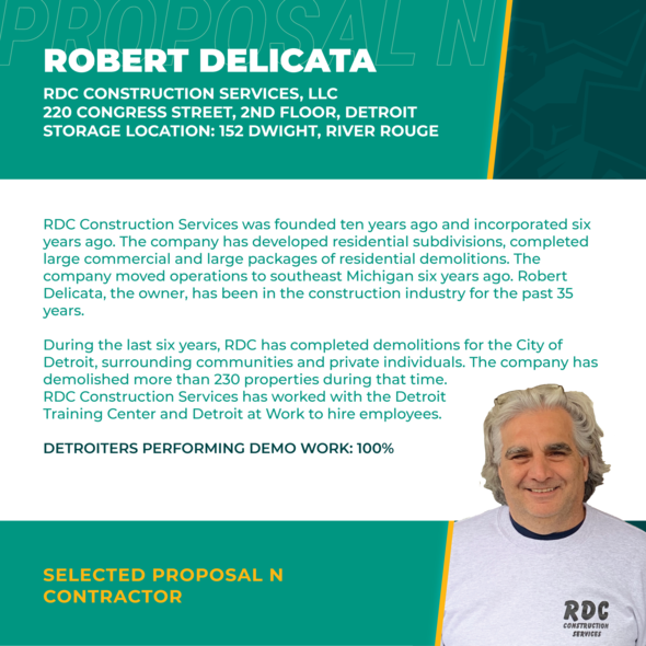 Proposal N Contractor Robert Delicata