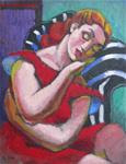 Sleeping Woman - Posted on Sunday, January 25, 2015 by Marie Fox