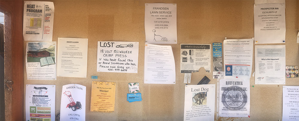 Post Office Bulletin Board