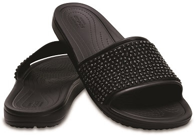 crocs sloane embellished slide w