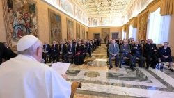 El Papa Francisco en audiencia a los participantes en el encuentro promovido por la Coordinación de Asociaciones para la Comunicación (COPERCOM), con motivo del 25º aniversario de fundación.