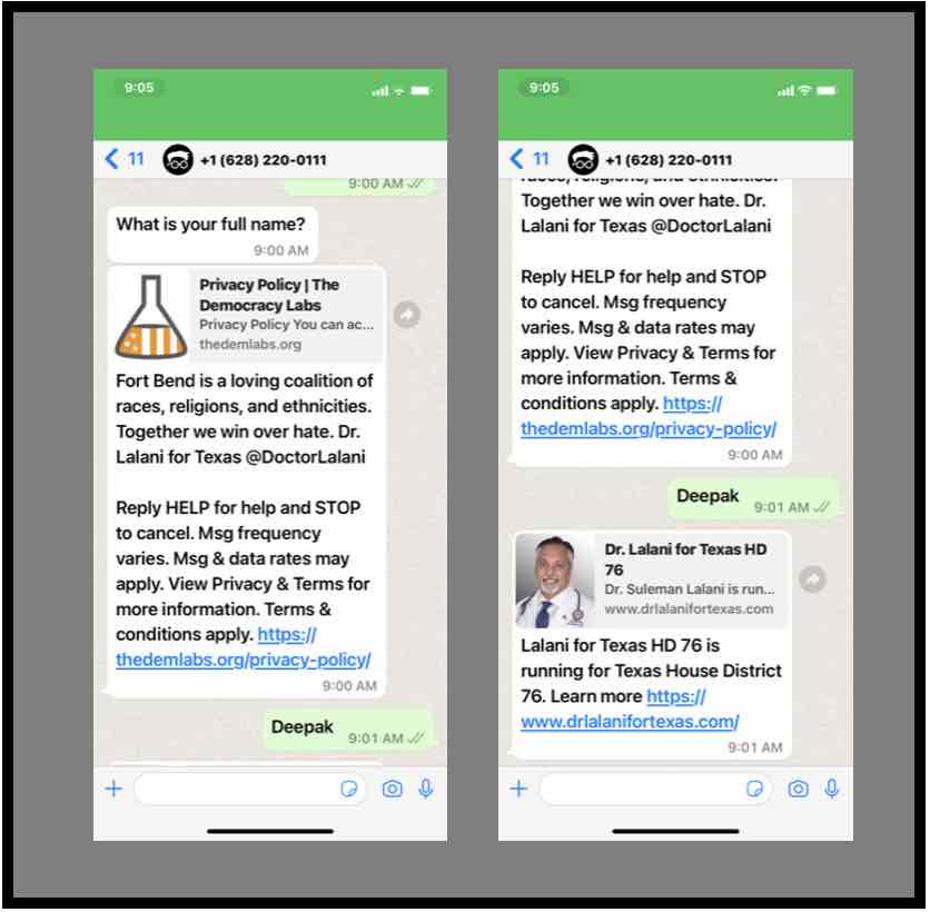 Use WhatsApp bots to spread your message and build contact lists