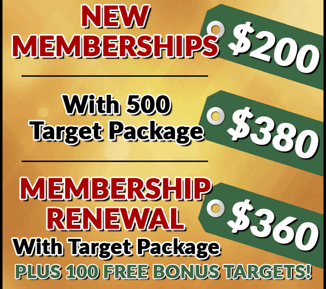 Membership Specials!