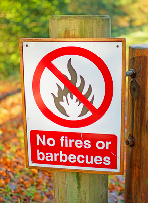 A burn ban is currently in effect in all city-owned parks.