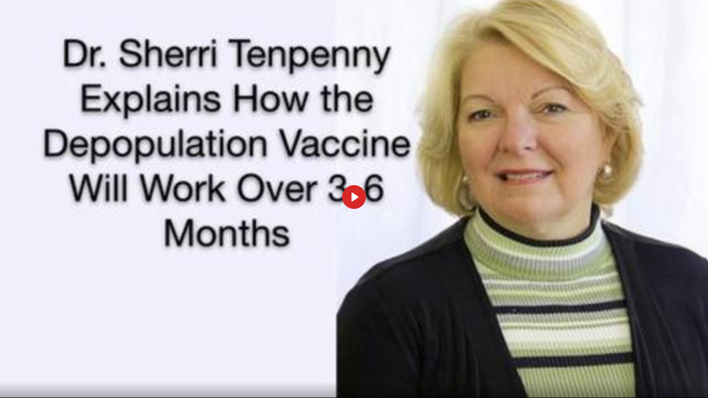 Dr. Sherri Tenpenny Explains How the Depopulation COVID Vaccines Will Start Working in 3-6 Months KbikzjGOue