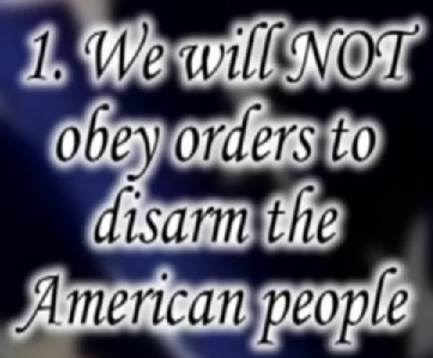 Image result for oathkeeper orders we will not obey