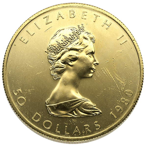 Scruffy Gold Maple Coin