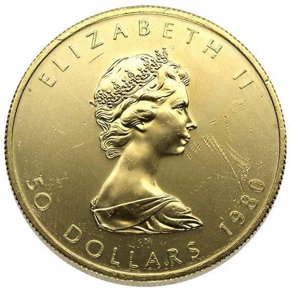 Scruffy Gold Maple Coin Scruffy Gold Maple Coin