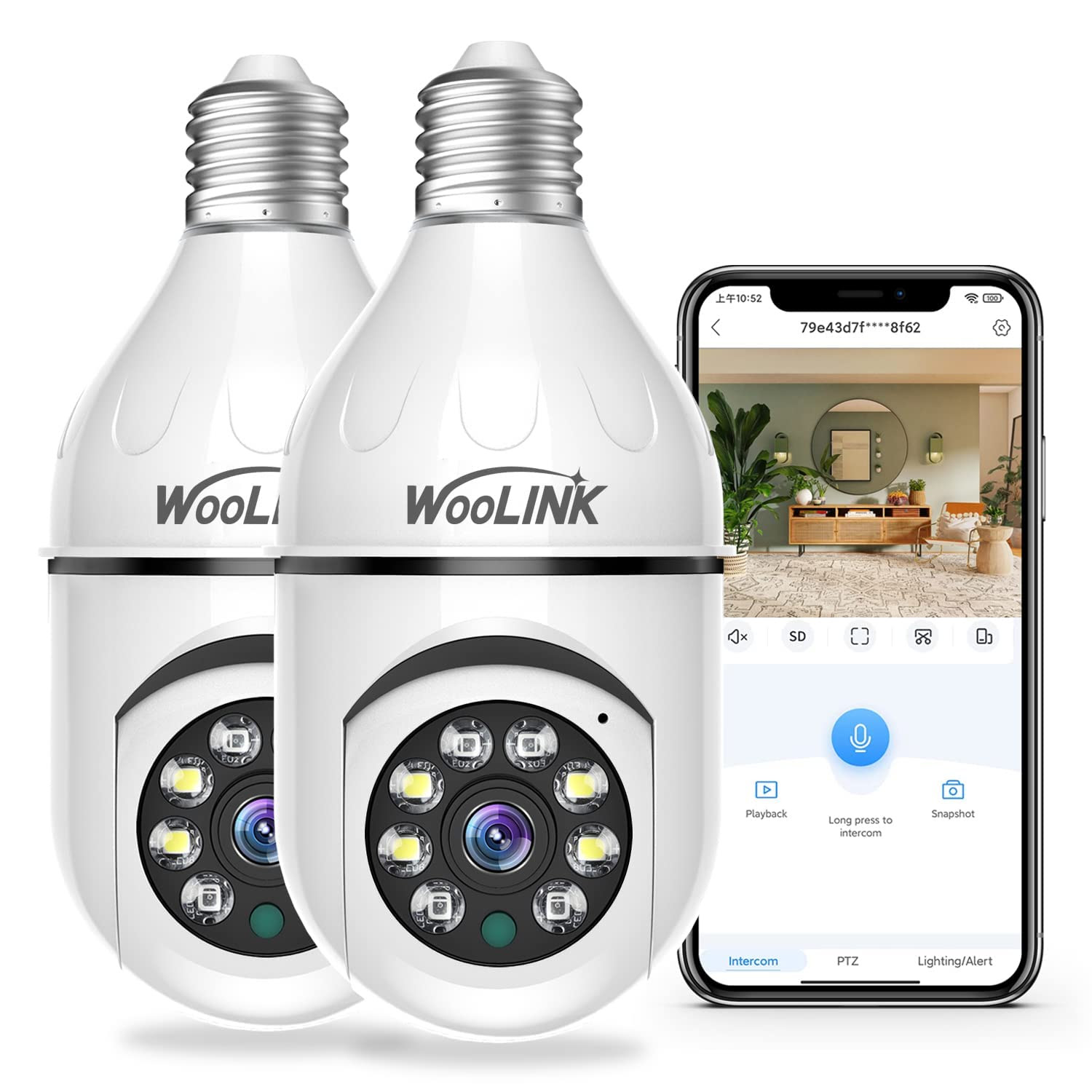 WOOLINK Light Bulb Security Camera