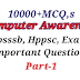 Computer Awareness important MCQ,s ( HP JOA IT -965 )