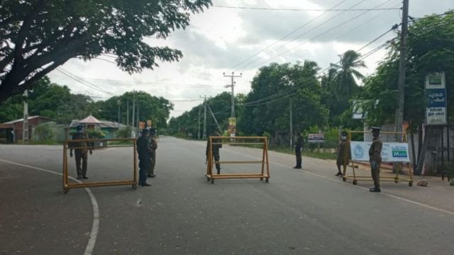 රාජාංගනයේ නිදැල්ලේ සිටින ආසාදිතයන් සොයා පරීක්ෂණ.