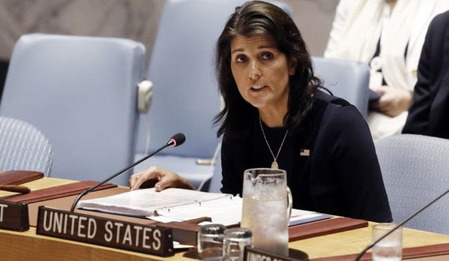 Nikki Haley Resigns as U.N. Ambassador
