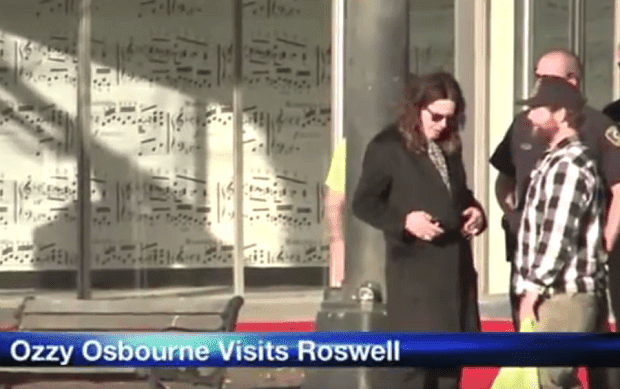 Ozzy Osbourne Visits UFO Crash Site In Roswell, New Mexico (Video)