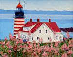 West Quoddy Head Light - Posted on Tuesday, March 3, 2015 by Velma Davies