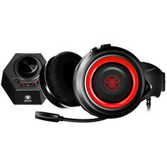 PLEXTONE G600 Gaming Headphone Dinâmico Com Fio + GameDAC Amplificador de Baixo Estéreo LED Com Microfone Retrátil