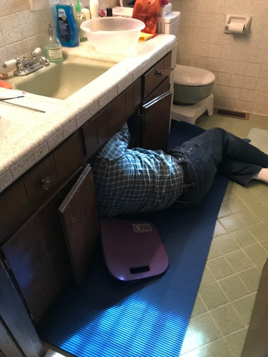 Papaw under the sink