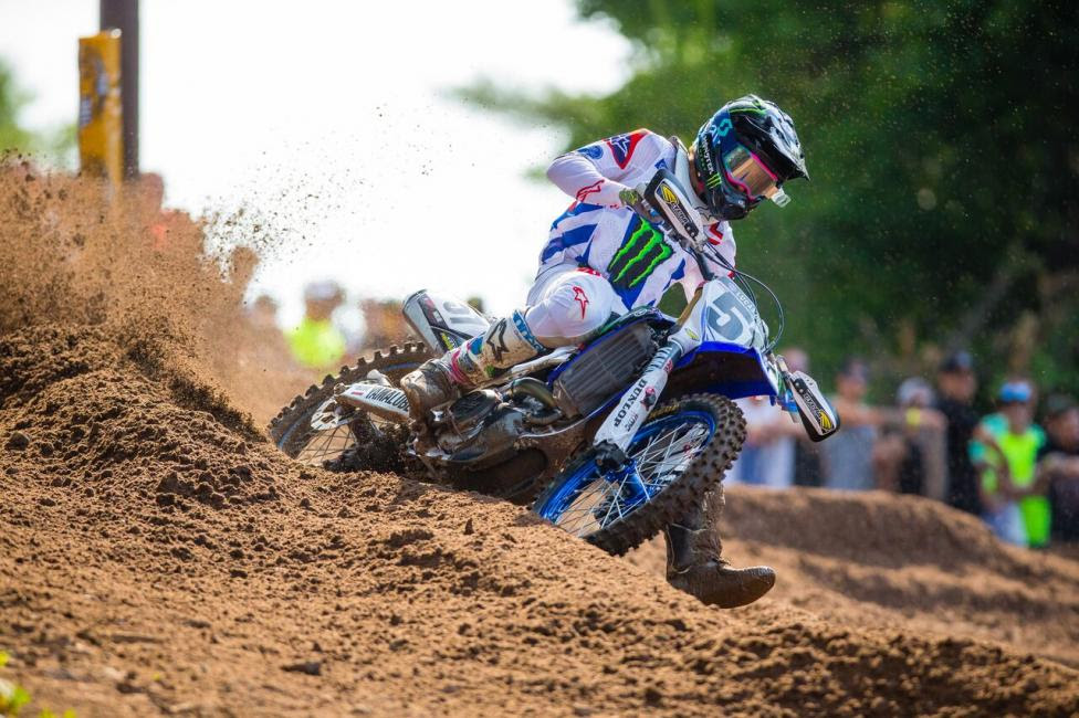 Justin Barcia rode strong throughout the day to round out the 450 Class podium (3-3).