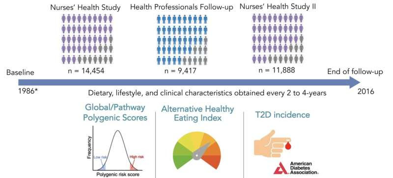 Poor diet associated with increased diabetes risk across all gradients of genetic risk