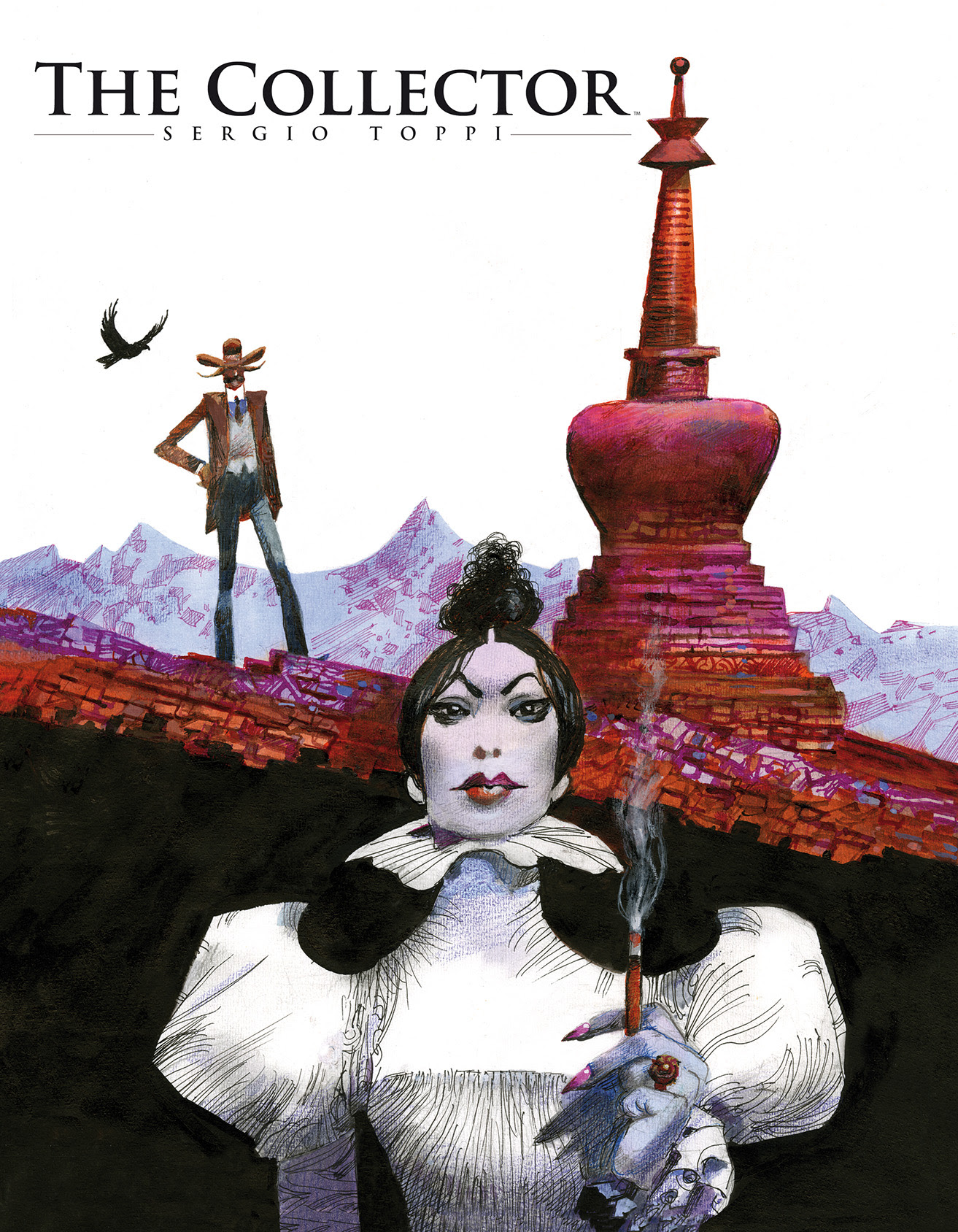 THE COLLECTOR HC Cover by Sergio Toppi