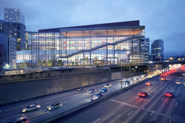 A rendering of the Washington State Convention Center expansion