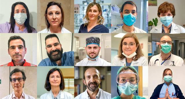 Luchadores contra la pandemia
