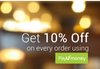  Get 10% off on every order...