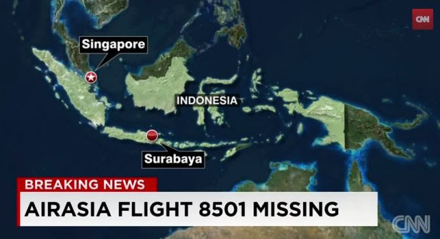 Another Airplane Disappears! AIRASIA Flight Goes Missing, 162 On Board