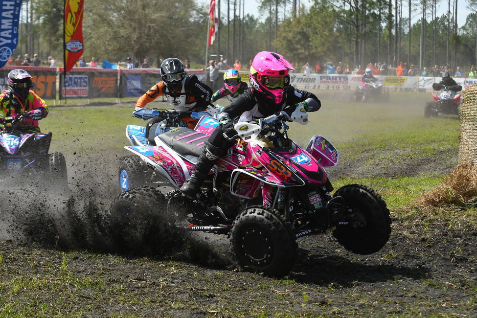 Megan Shepherd jumped out front with the early lead, but would ultimately finish in the second place position.