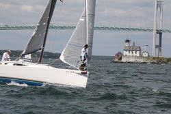 J/111 Odyssey starting Ida Lewis Race with Youth Challenge