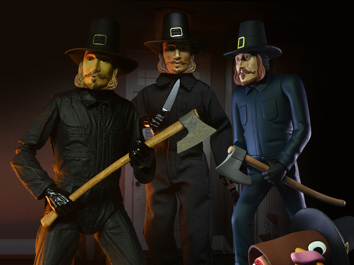 NECA Thanksgiving Ultimate, Clothed & Toony Terrors John Carver Action Figures