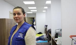 На фото: пресс-секретарь Международной организации по миграции (МОМ) Ольга Борзенкова.