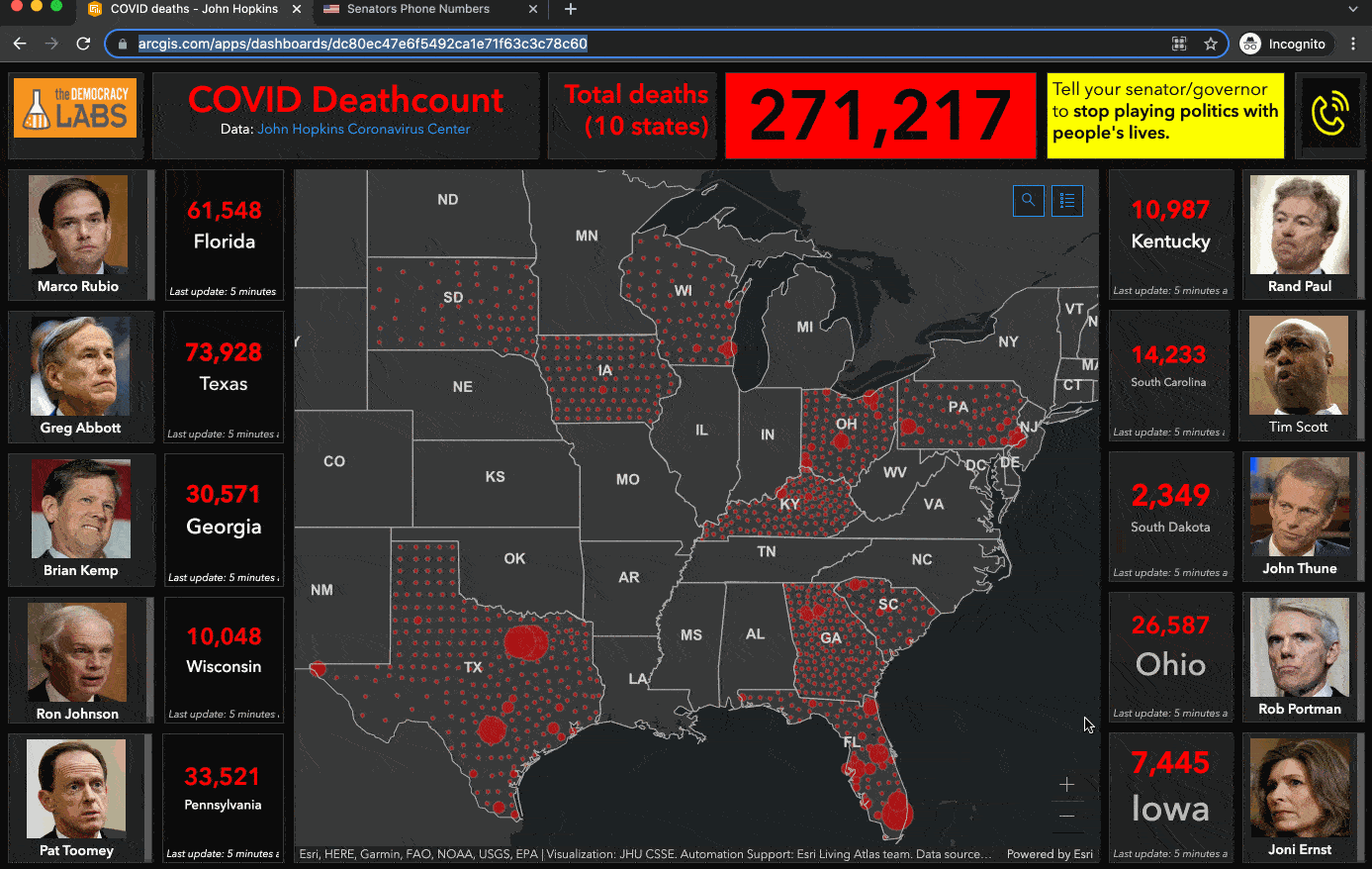Republicans threaten government shutdown over COVID vaccine funding as thousand die in their states