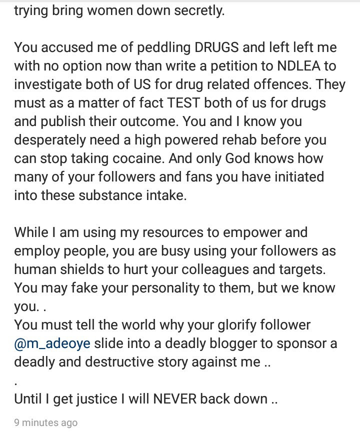 Liz Anjorin countersues Toyin Abraham and demands an apology after she was sued for libel