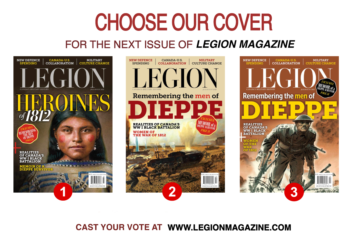 Choose our cover for the May/June issue of Legion Magazine!