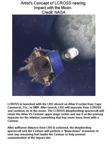 Fig 2 LCROSS to Impact on Moon